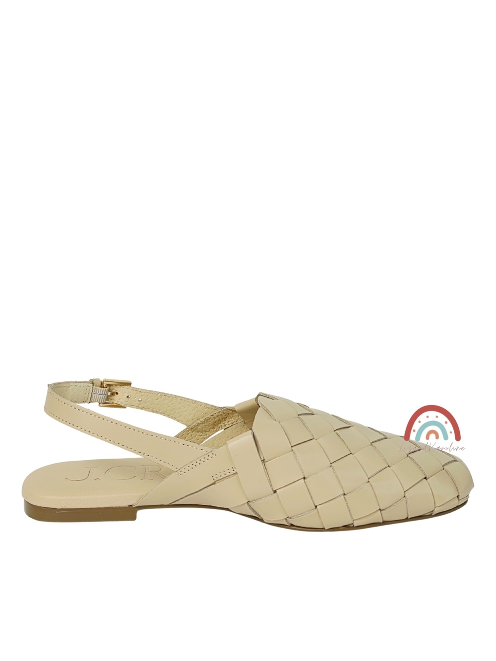 New! J. Crew Woven Leather Slingback Mule Flats - Picture 5 of 14